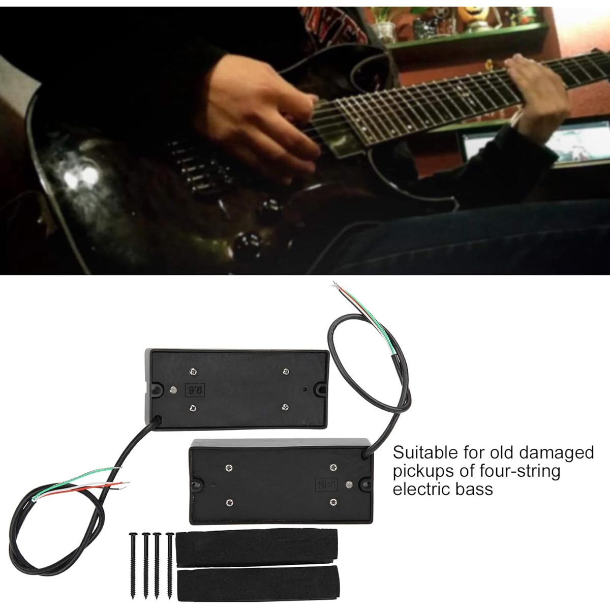Precision/Jazz Bass Electric Bass Guitar Pickup Set 4-String Dual Pickup Musical Instrument Accessories
