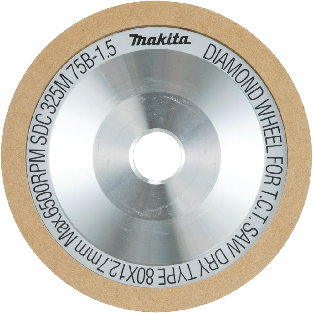 Makita Diamond Wheel for Chip Saw Polishing Machine Grain Size 325N A-17251 Outer Diameter 80