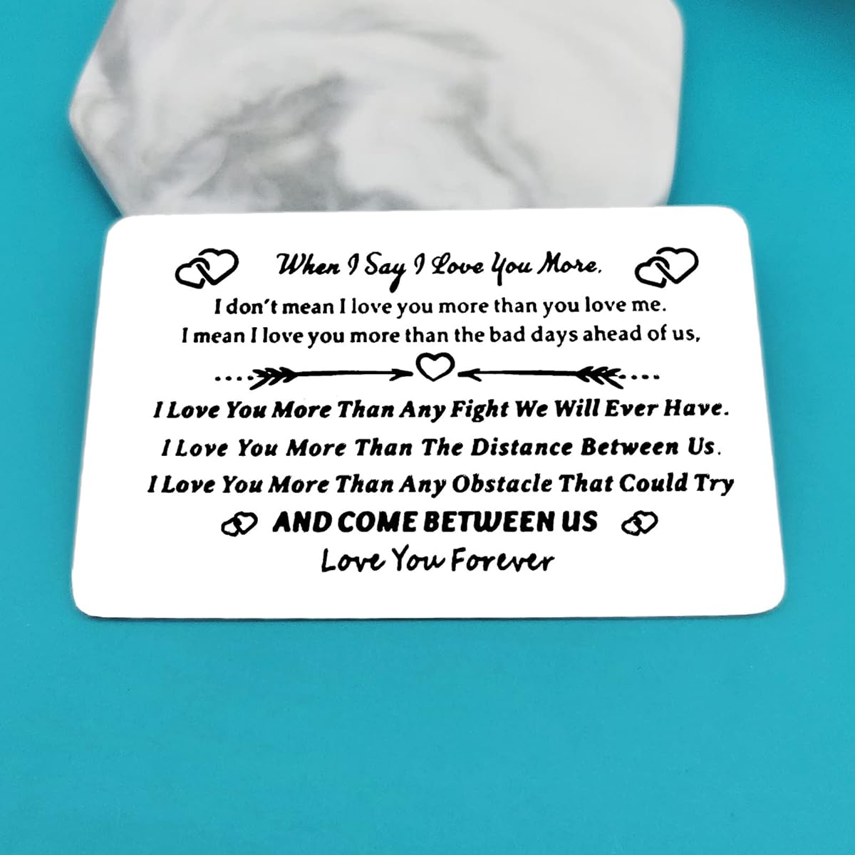 Engraved Wallet Insert Card Boyfriend Husband Father's Day Gift Anniversary Card Him Christmas Birthday Gift Valentine's Day Gift Boyfriend Boyfriend Gift for Boyfriend