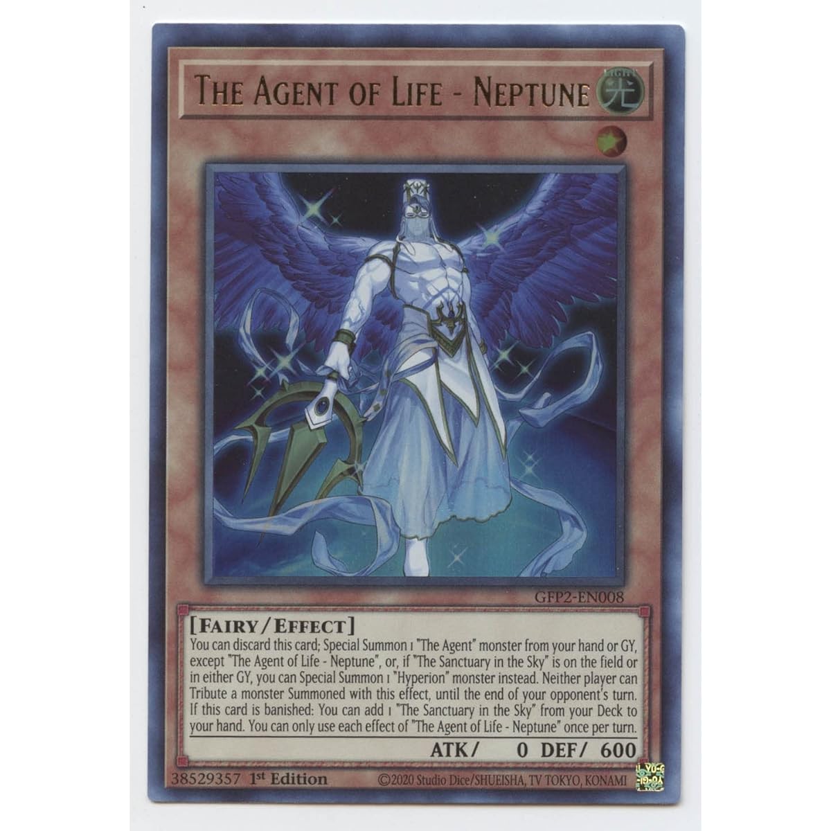 The Agent of Life - Neptune - GFP2-EN008 - Ultra Rare - 1st Edition