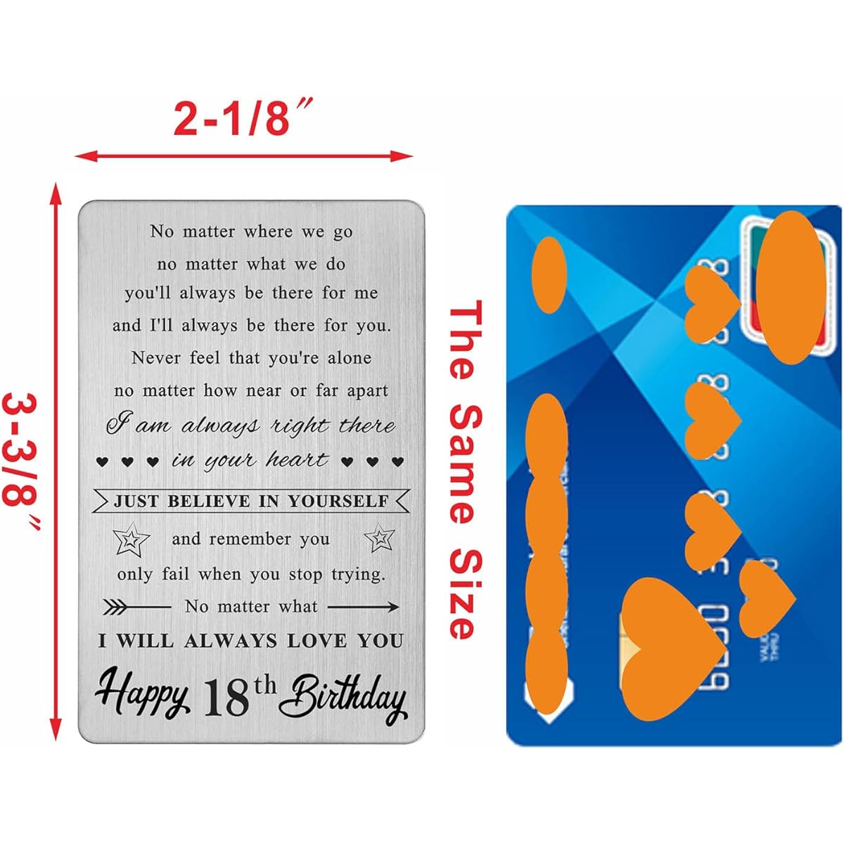18th Birthday Gifts for Girls Funny 18 Years Old 18 Years Birthday Wallet Card Gift