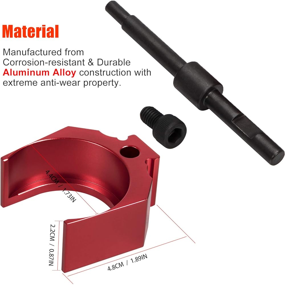 9U-7227 Injector Height Adjustment Gauge Tool for CAT Caterpillar 3406E, C-15, C-16 (Red)