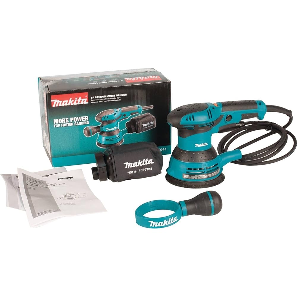 Makita Random Orbit Sander Paper Dimensions 125mm BO5041