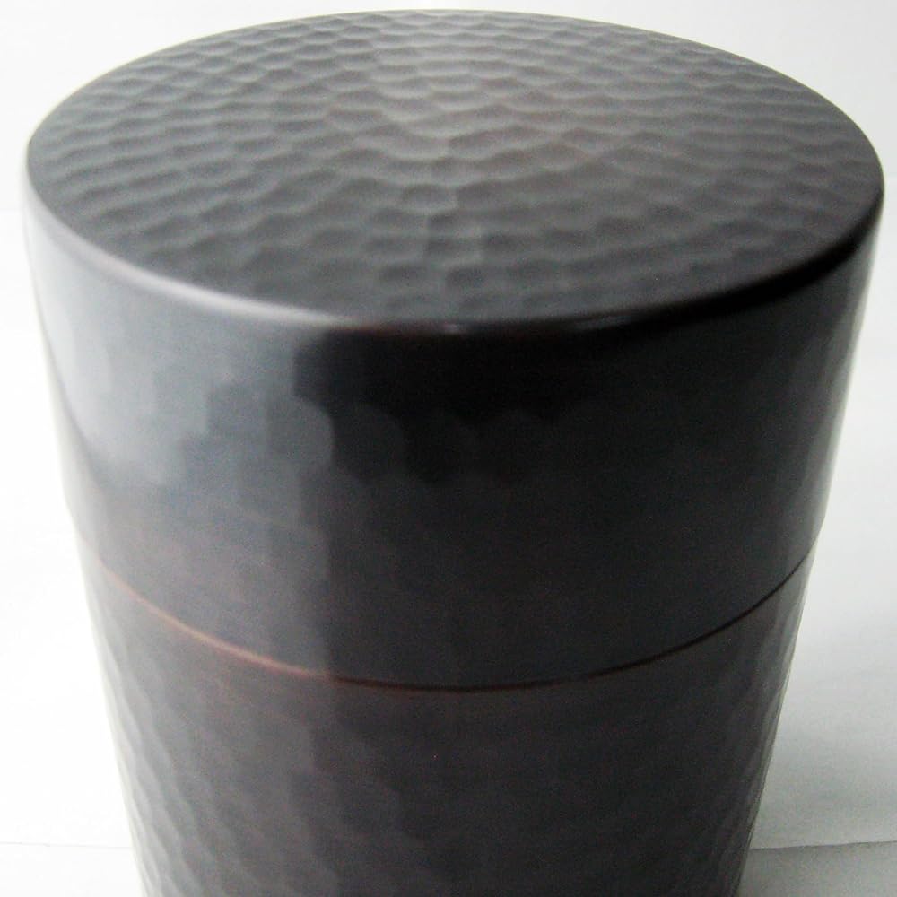 Nagao Pure Copper Tea Caddy Canister Large Diameter 9.0 x Height 11cm Boxed SECCHU Made in Japan