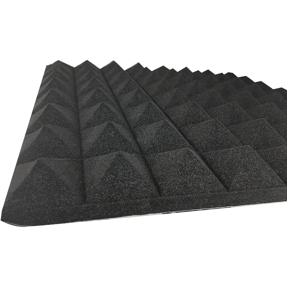 Sound-absorbing material, soundproofing sheet, 4cm thick, corrugated 50x50cm, set of 80, sound-absorbing sheet, cushioning sponge, high density, cushioning material, studio, recording room, construction site, soundproofing measures