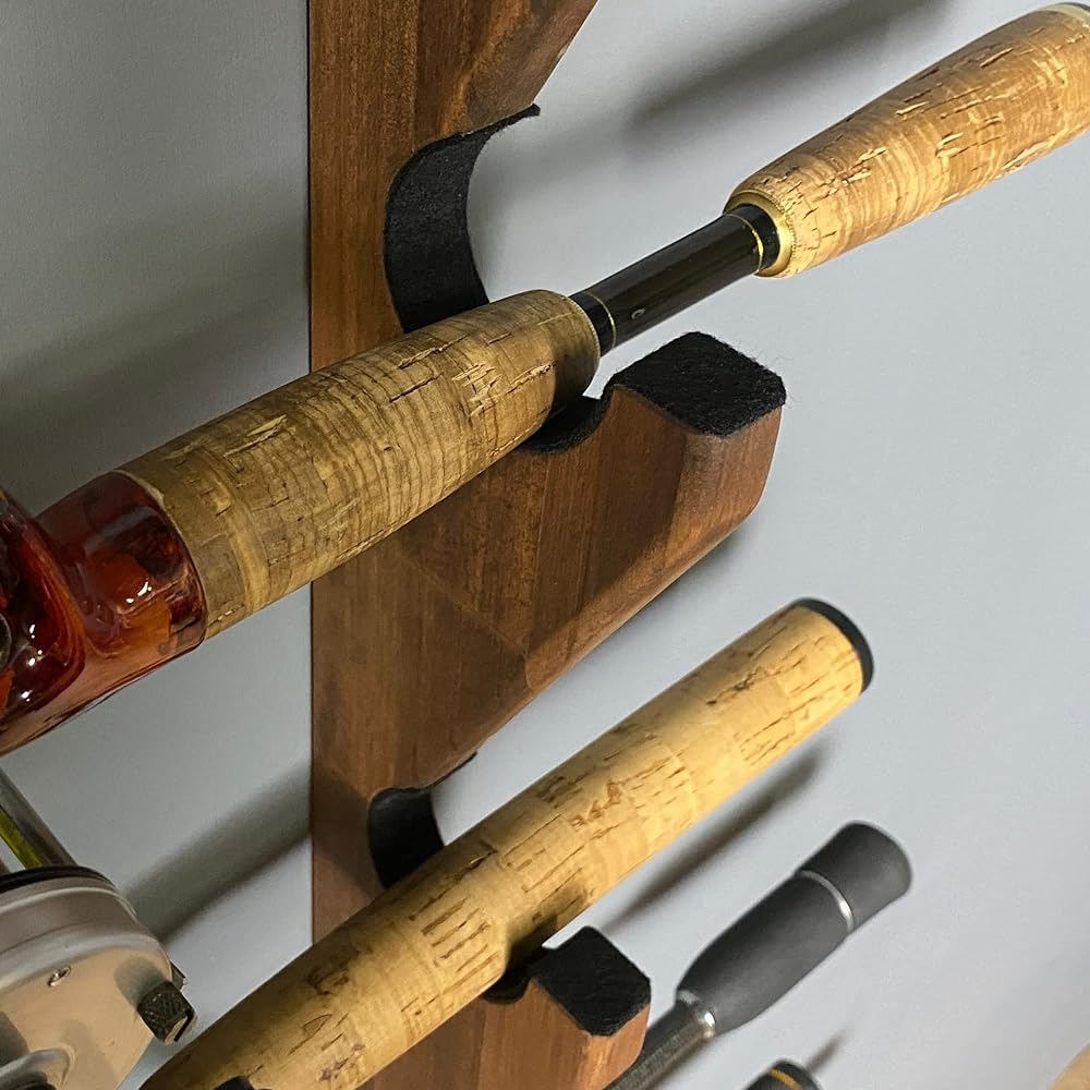 WOOD WORKS Made in Japan Rod Stand for Wall Hanging