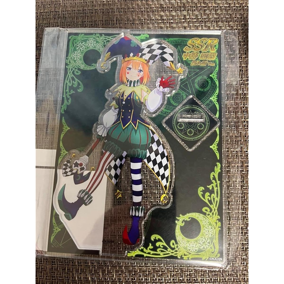 The Quintessential Quintuplets Karaoke no Tetsujin Maou Acrylic Stand Embarrassed Face Yotsuba