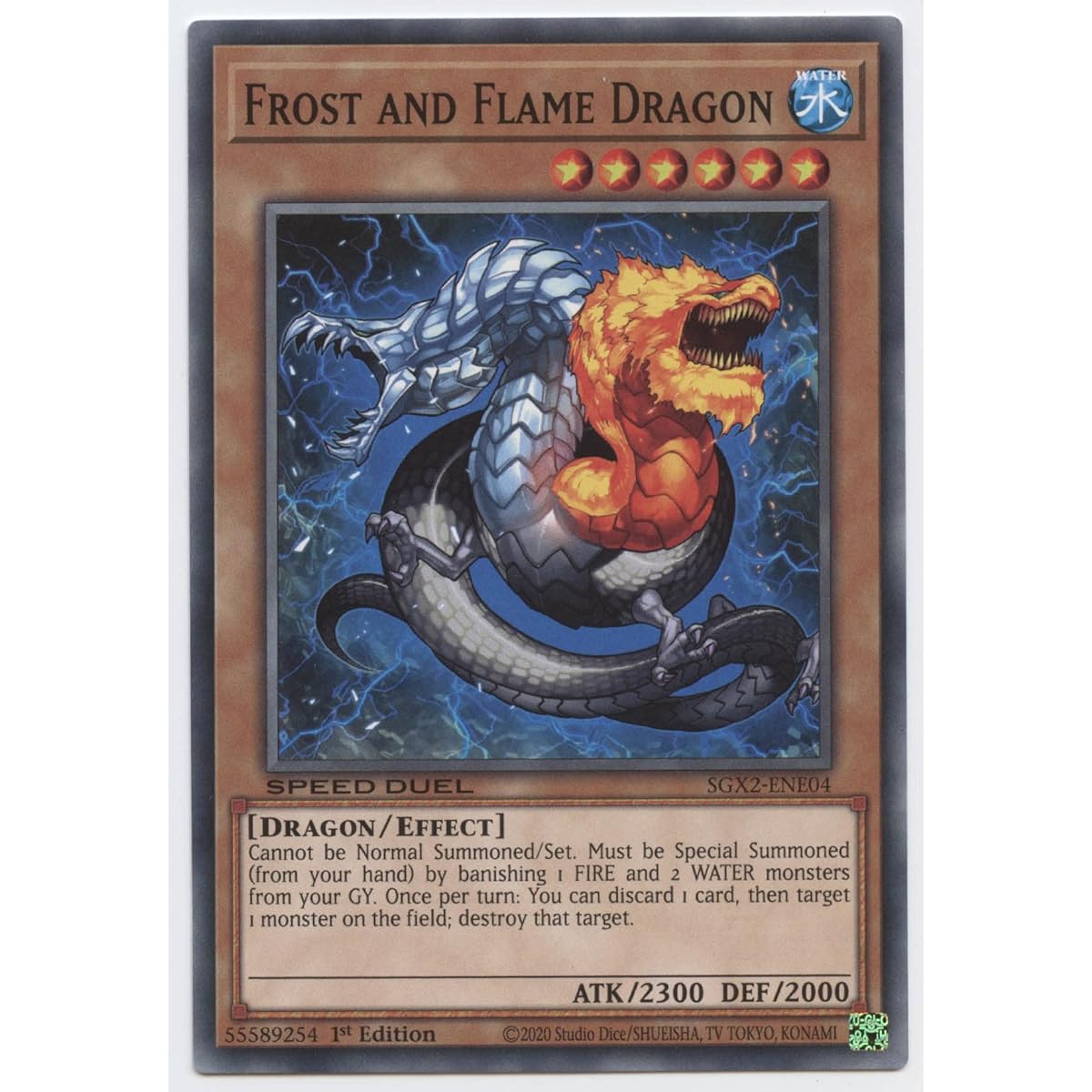 Frost and Flame Dragon - SGX2-ENE04 - Common - 1st Edition