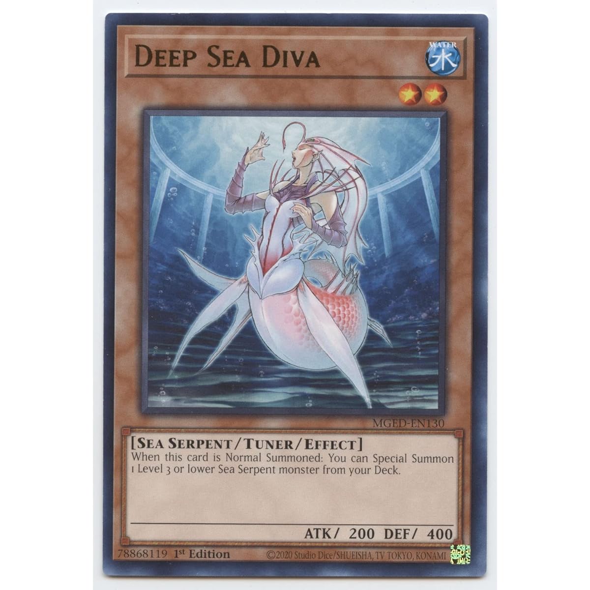 Deep Sea Diva - MGED-EN130 - Rare - First Edition