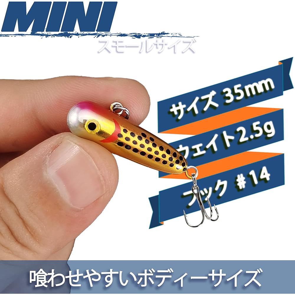 Bottom Nok Swimmer Mountain Stream Lure VMSIXVM Bottom Minnow Bottom Twitch Minnow 5 Colors 10 Colors Set 30mm Built-in Tungsten For Yamame and Char on the Bottom Sinking Bumping Knock Mountain Stream Char Yamame