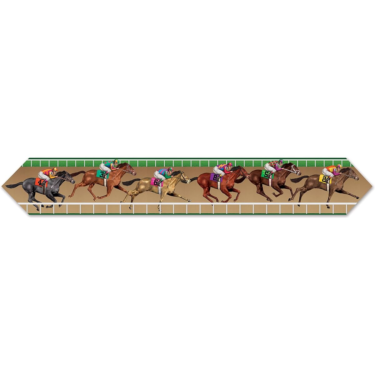 Beistle 59952, 3 Piece Horse Print Lace Table Runner, 11" x 6'