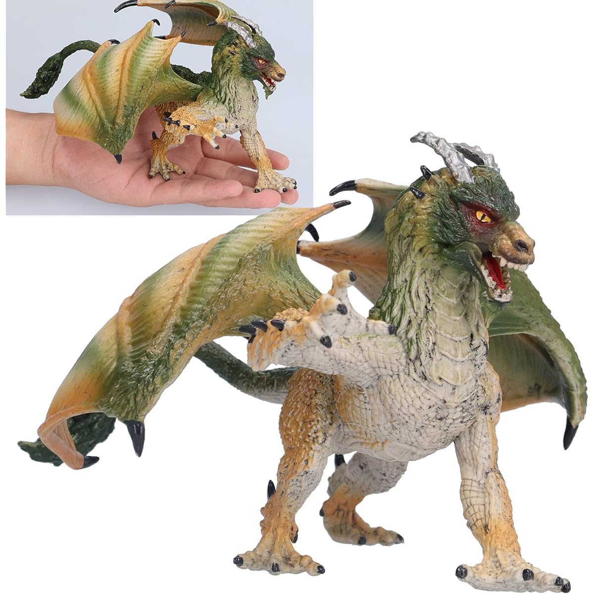 Plastic Dragon Toy Dragon Model Lifelike for Kids Home Decoration