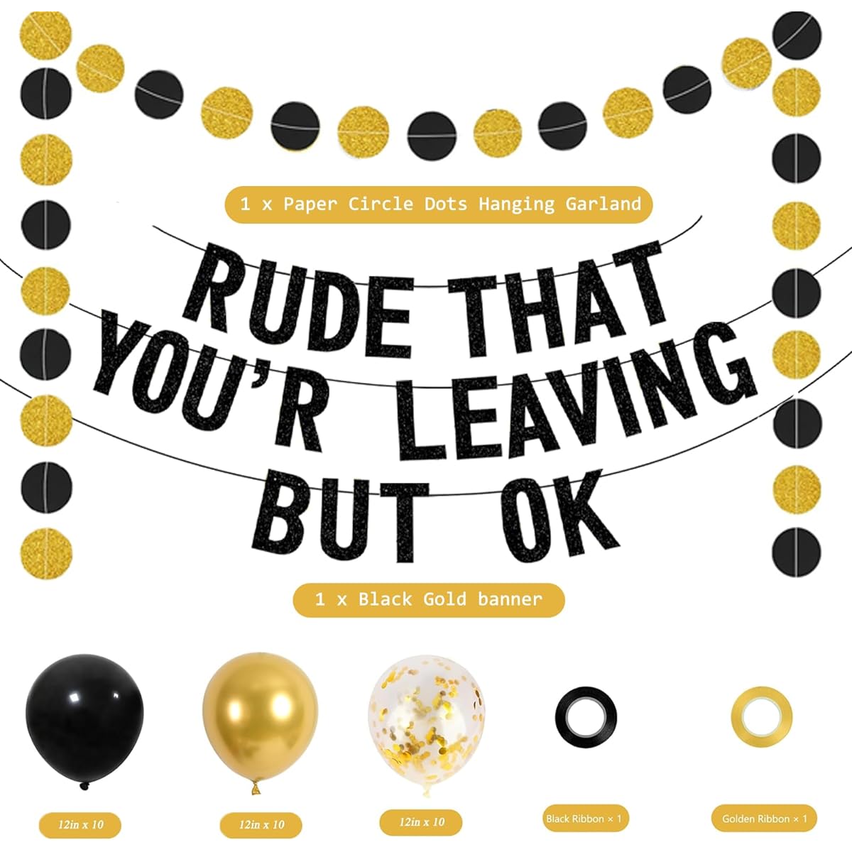 Rude That You're Leaving But OK Banner Set