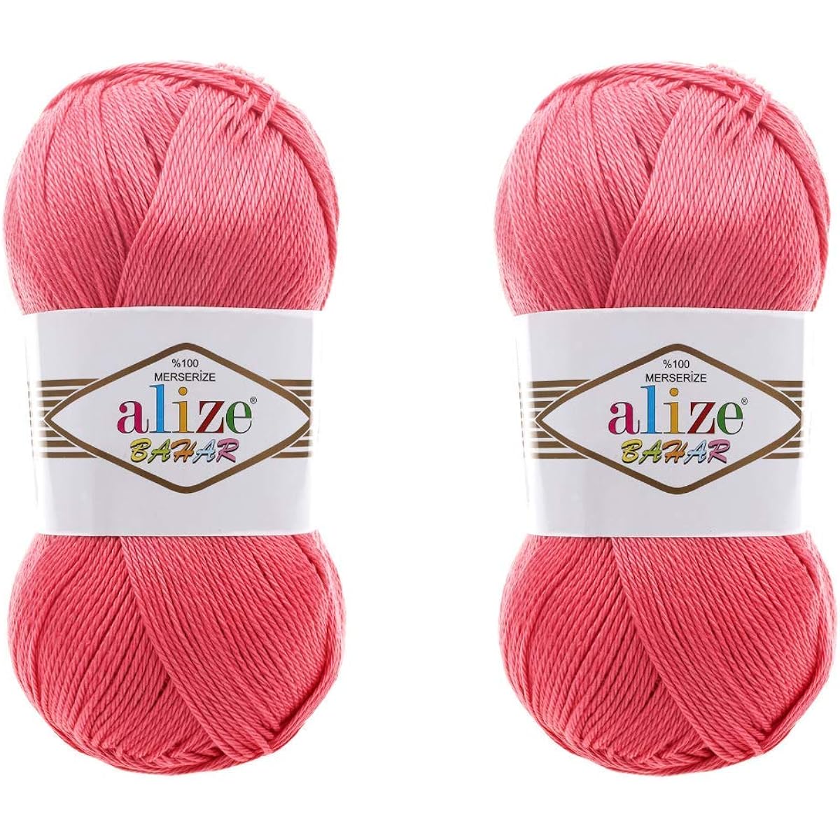100% Mercerized Cotton Yarn Alize Bahar Yarn 2 Strands skn 200 gr 570 Yards Crochet DK Medium Hand Knitting Craft Art alize bahar yarn