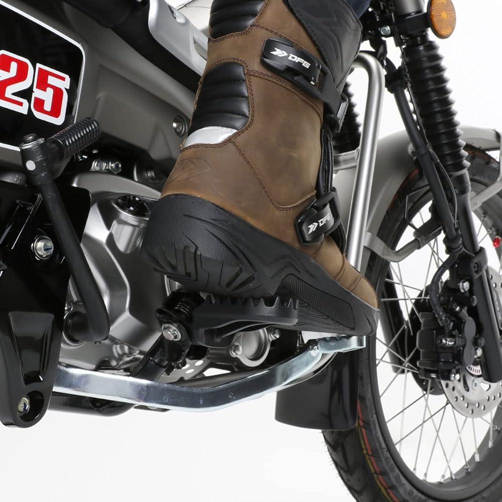 DRC (DRC) Wide foot peg Chromoly CC110 (JA10/JA45/JA60)'13-22 Spring included Mid (genuine equivalent) Front and rear width approx. 50mm Stable riding Standing Mud removal Chromoly steel High strength High durability Cross Cub 110 Dirtfreak D48- 02-543