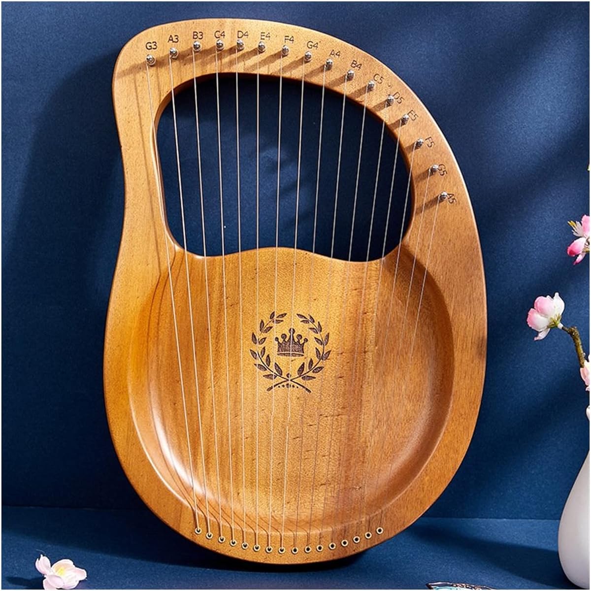 WowZza Lyre 19 Tone Lyre 16 Tone Lyre Lyre for Beginners 10 Tone Lyre/16 Tone 9