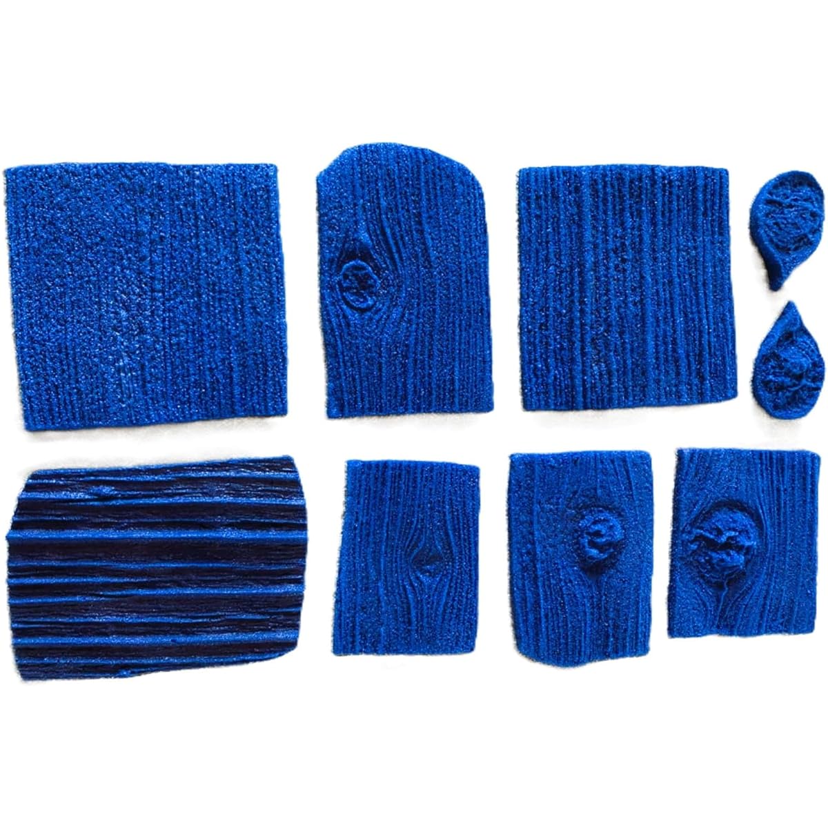 Best Concrete Wood Stamp Kit 9 Piece Wood Grain & Knot Stamp Kit Used mainly for small concrete projects Stamp edges of countertops Make concrete trees Make concrete trees