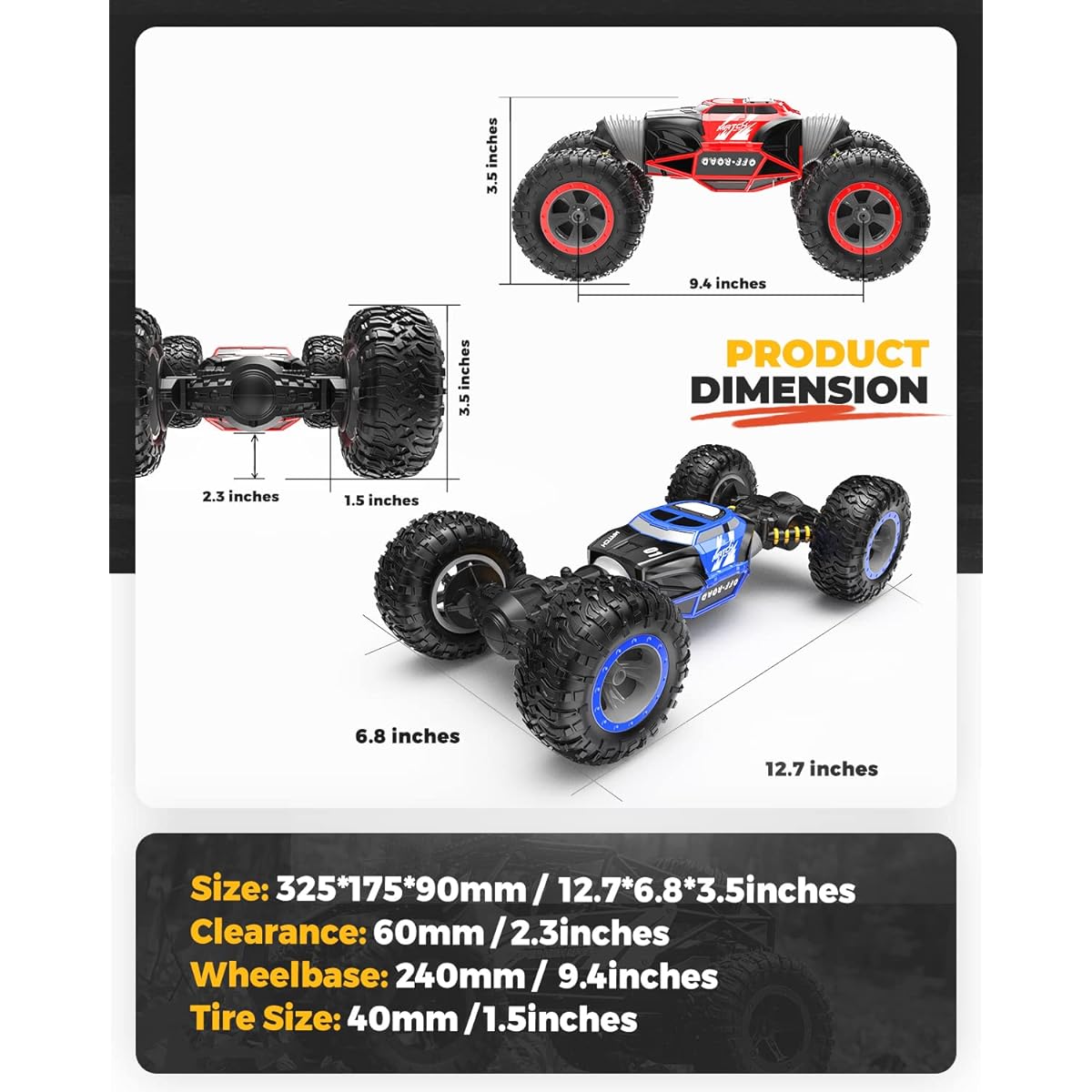 RC Car (Blue & Brown)