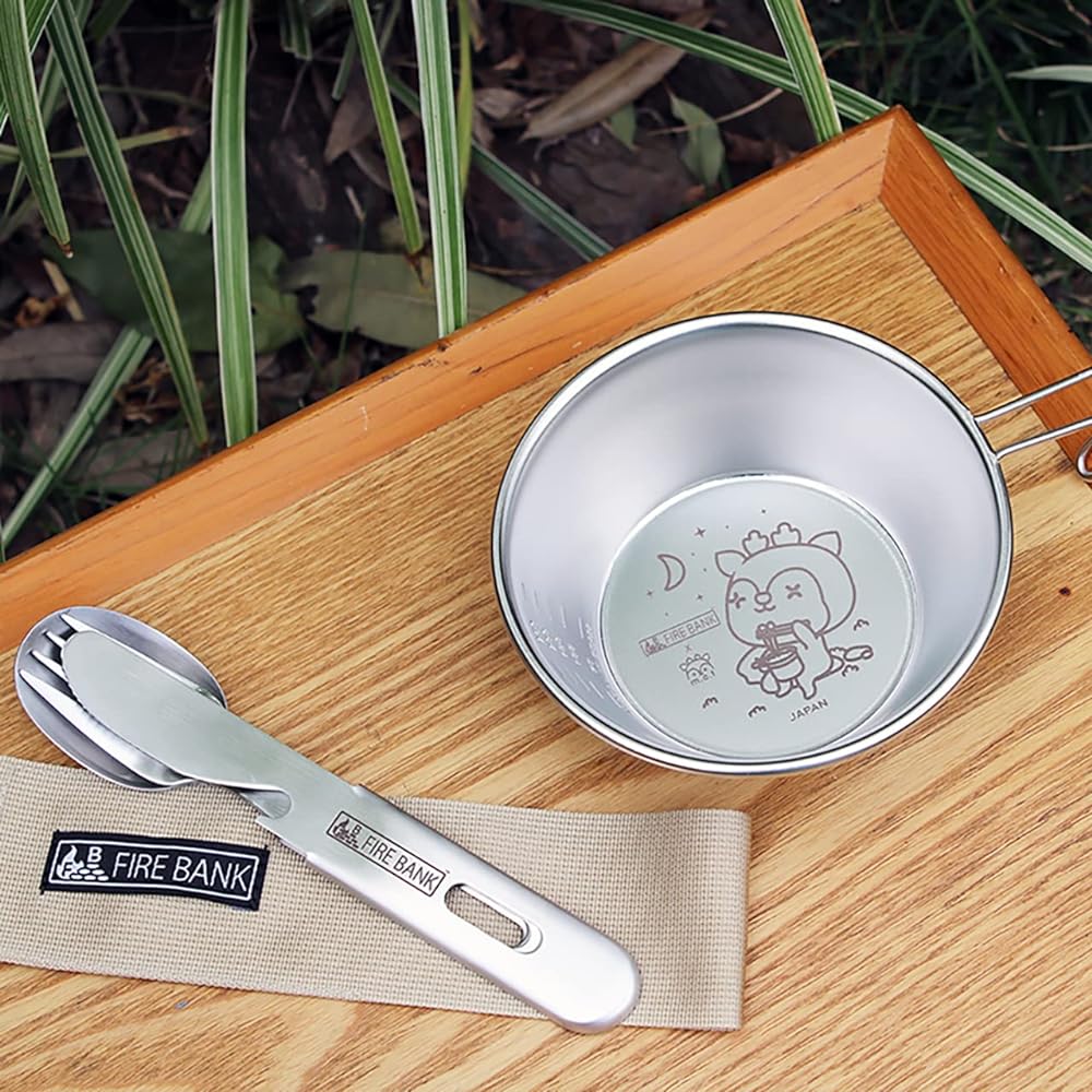 FIRE BANK Sierra Cup Caca Deer × FIRE BANK Scale Camping Outdoor Tsubame Sanjo