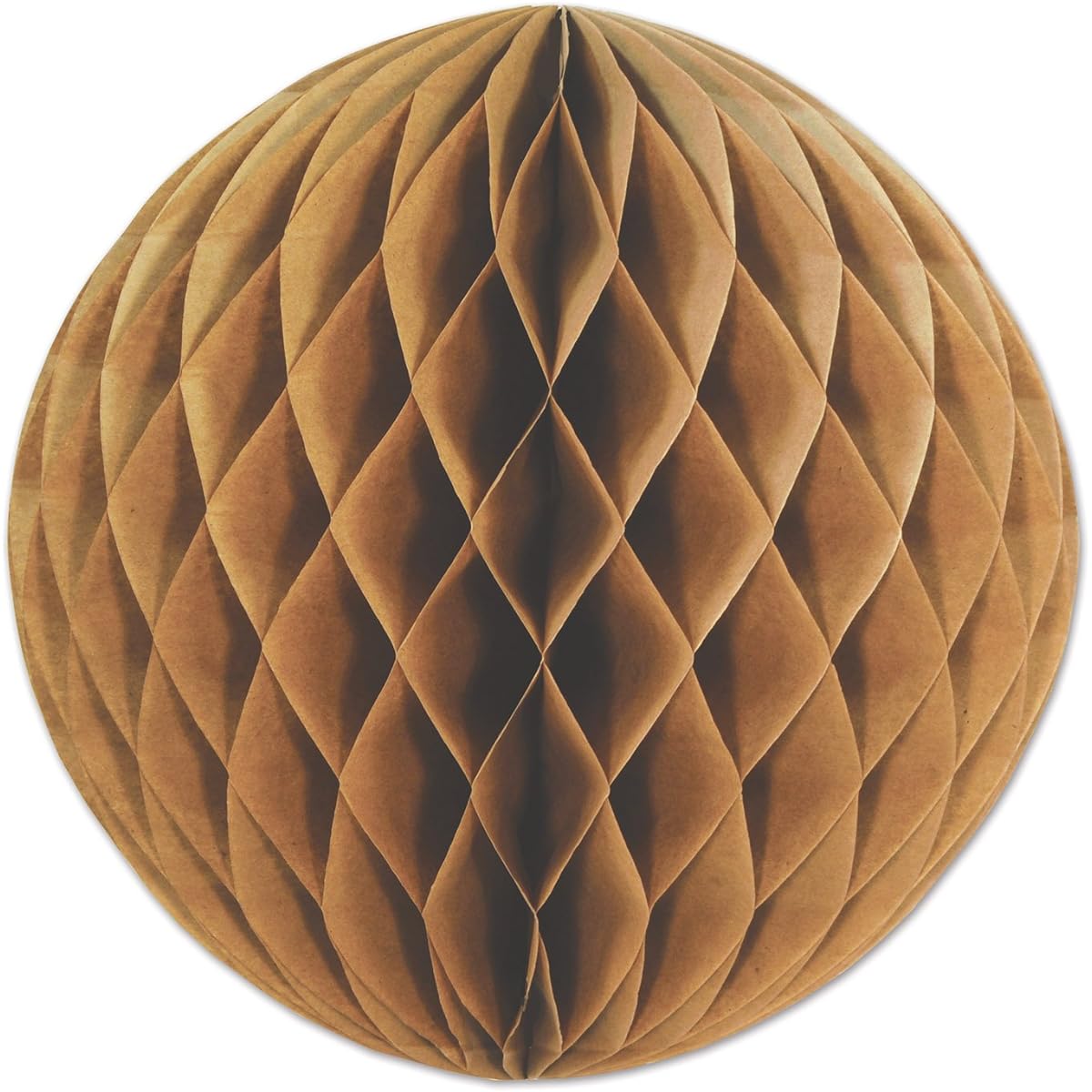 Beistle 59878 Kraft Paper Bowl, 12 inches, Brown