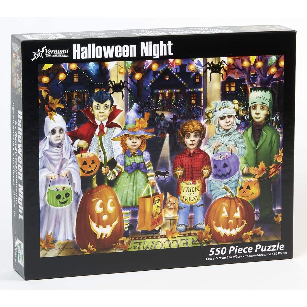 Vermont Christmas Company Halloween Night Jigsaw Puzzle 550 Pieces