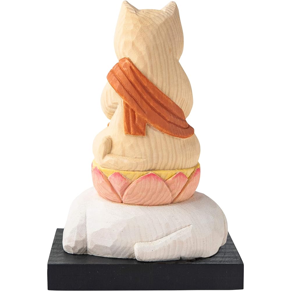 Cat Buddha Fugen Bodhisattva (Guardian Principal Image of the Year of the Dragon and Snake) Buddha Shop Sakai Prototype Supervision_Twelve Zodiac Guardian Principal Image Beckoning Cat Maneki Cat Ornament (NB8 Fugen)