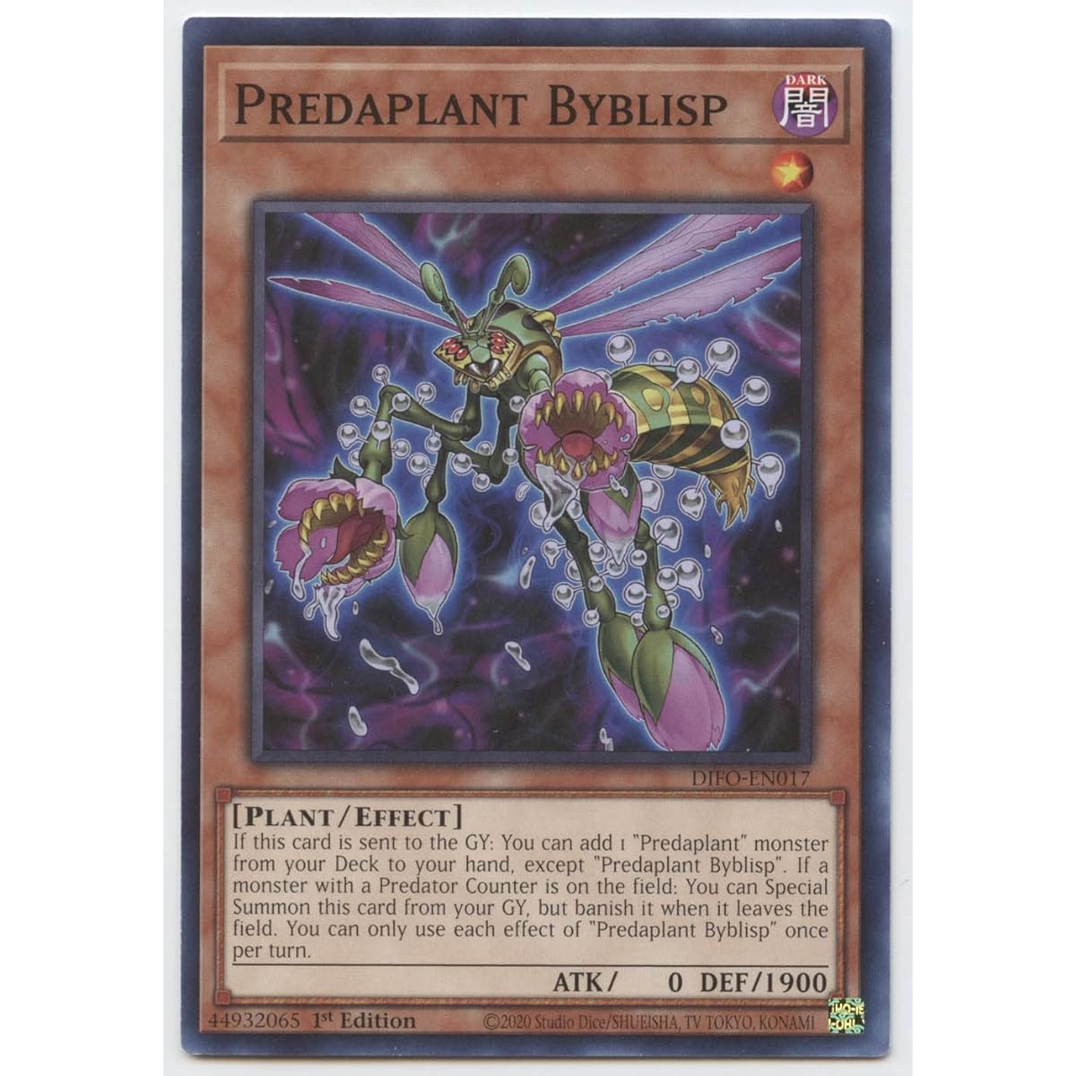 Predaplant Byblisp - DIFO-EN017 - Common - First Edition