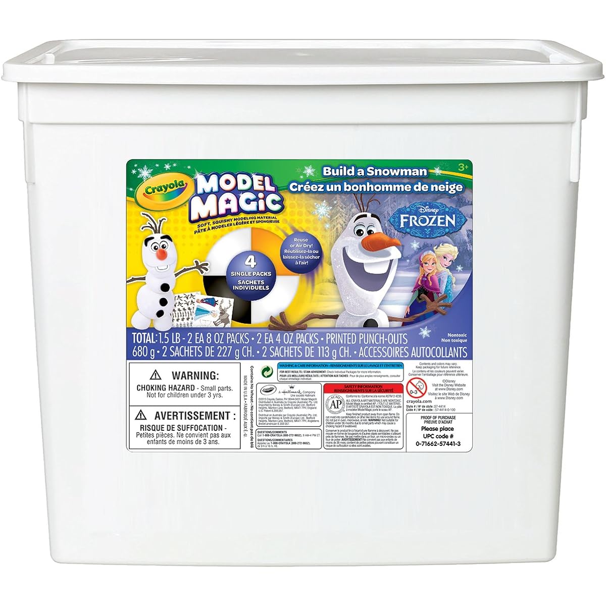 Crayola Model Magic Disney 1.5lb Tub-Frozen (parallel input product)
