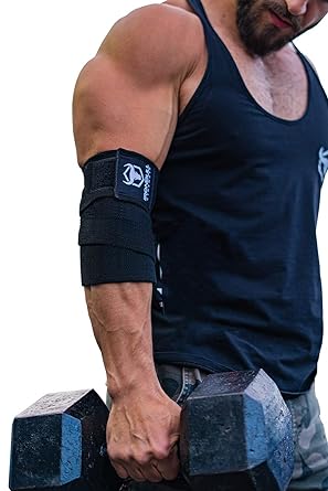 IRON BULL Classic Elbow Wrap Elbow Supporter (Black)