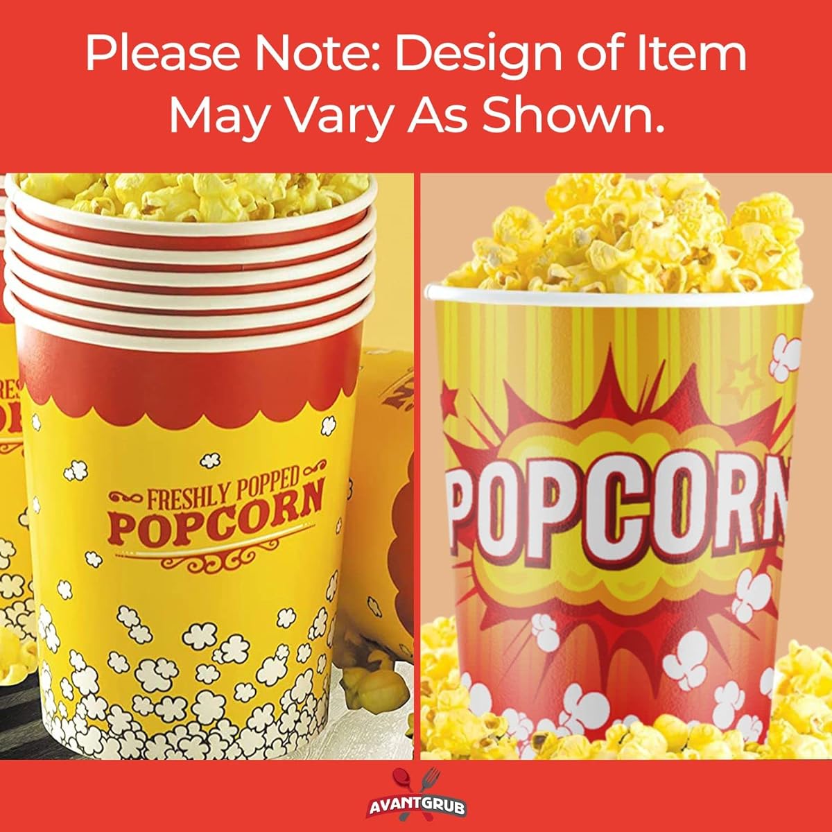 remium Leak-Free 32oz Disposable Popcorn Cups, Stackable Bucket, Fun Design - Perfect for concession stands, carnivals, fundraisers, school events, and family movie nights. 32 oz, small, medium, 32oz, bulk, bucket, snack 32oz Carnival Theater Popcorn Tub