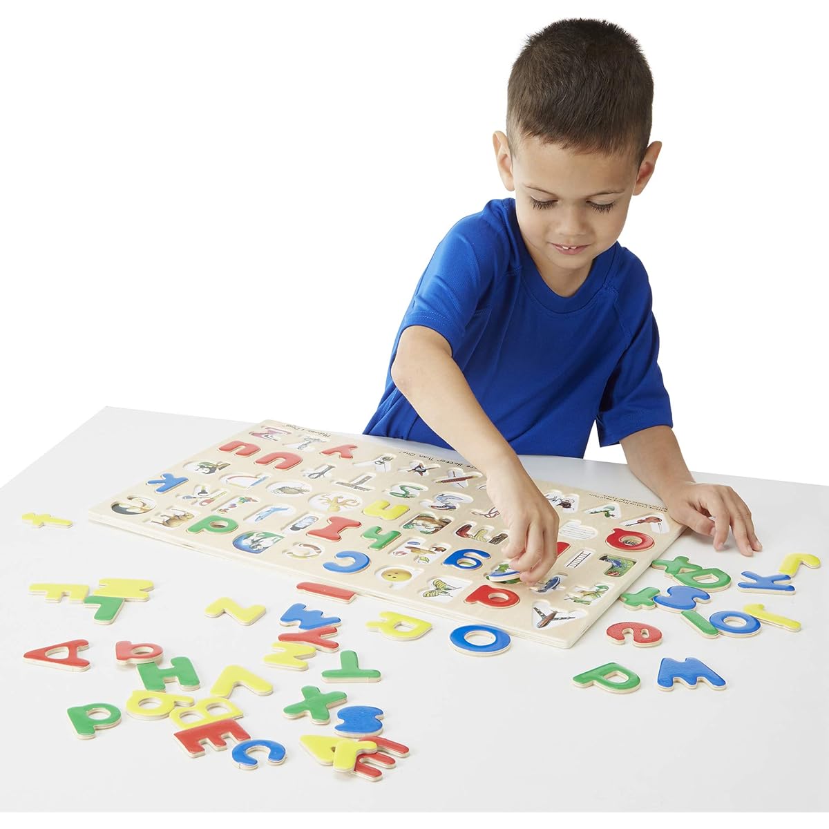 Upper and Lowercase Alphabet: Puzzles (Wooden) - Mini/Classic Puzzles