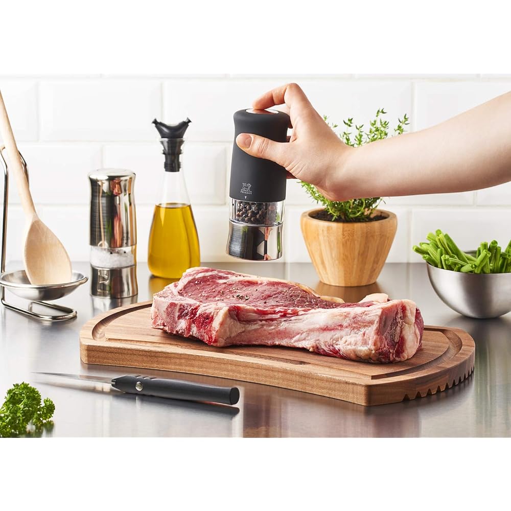 PEUGEOT Mill Pepper Mill Coarseness Adjustment 10cm Manual Small French Bistro Stainless Steel 33033