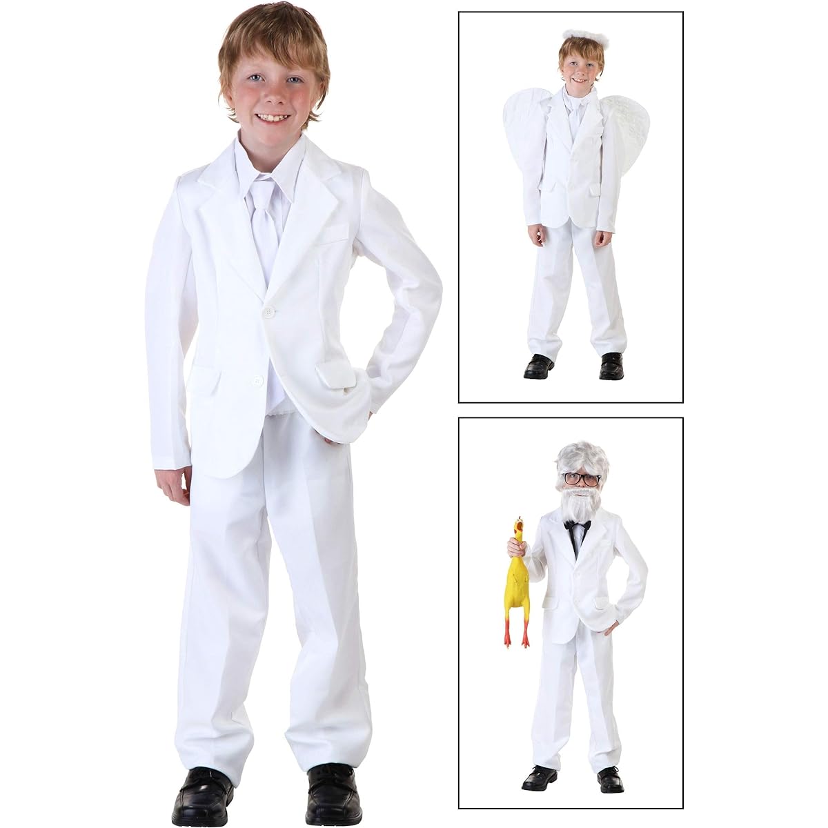 Big Boys ' White Suit Costume