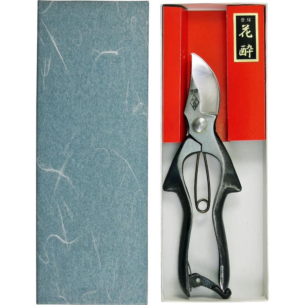KONYO Hanasui Forged Pruning Shears, Shoulder Type, Metal Clasp, 200mm