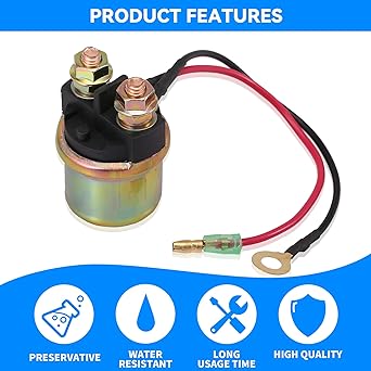 Stylemafia Starter Solenoid Relay Yamaha Waverunne WR500 WR650 WRA700 SJ650 SJ700 GP1200 WJ500 MercurOutboard 6G1-81940-00-00 6G1-81941-10-00 Mercury Marine 8250 96T01 89-825096T01 89-825096T .