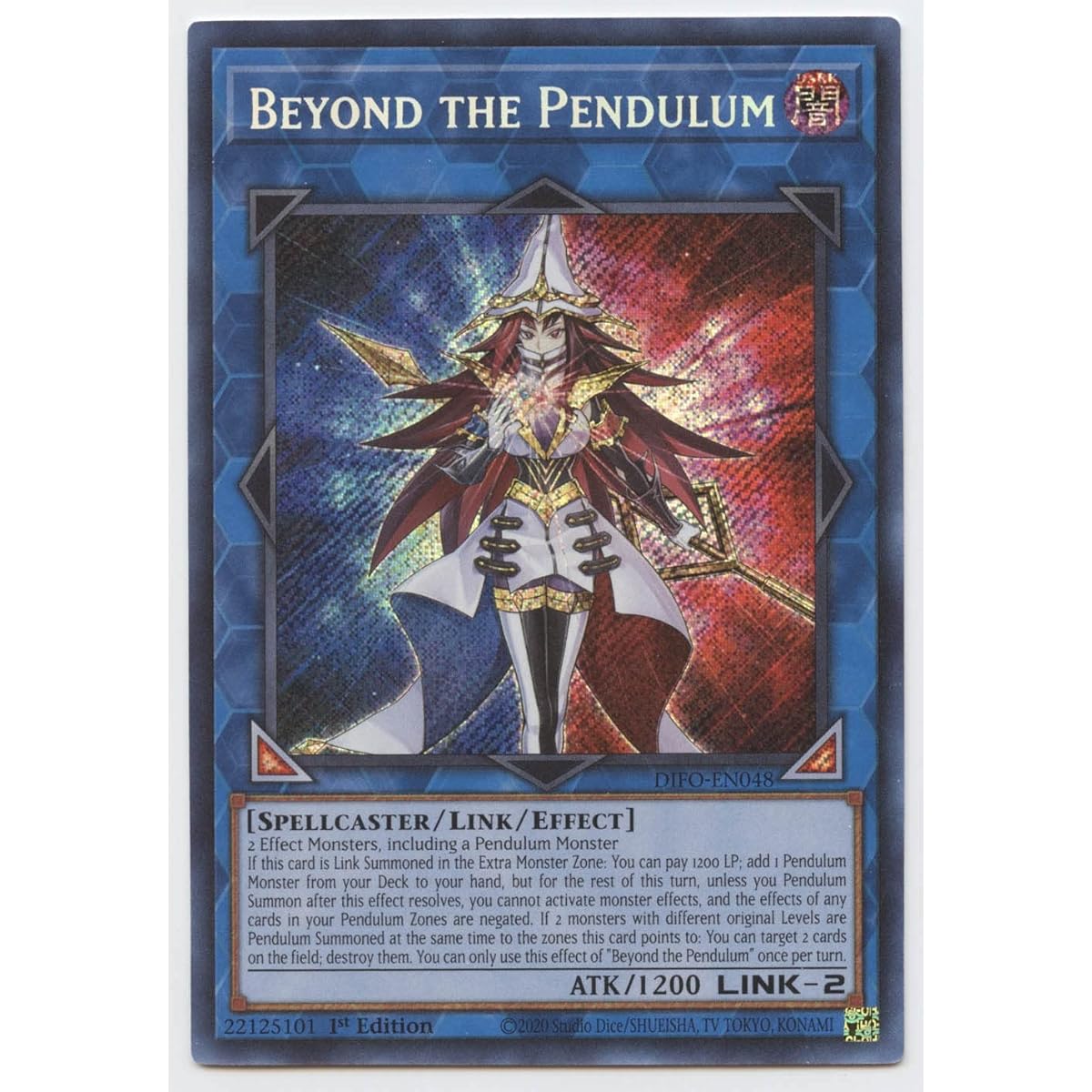 Beyond The Pendulum - DIFO-EN048 - Secret Rare - First Edition