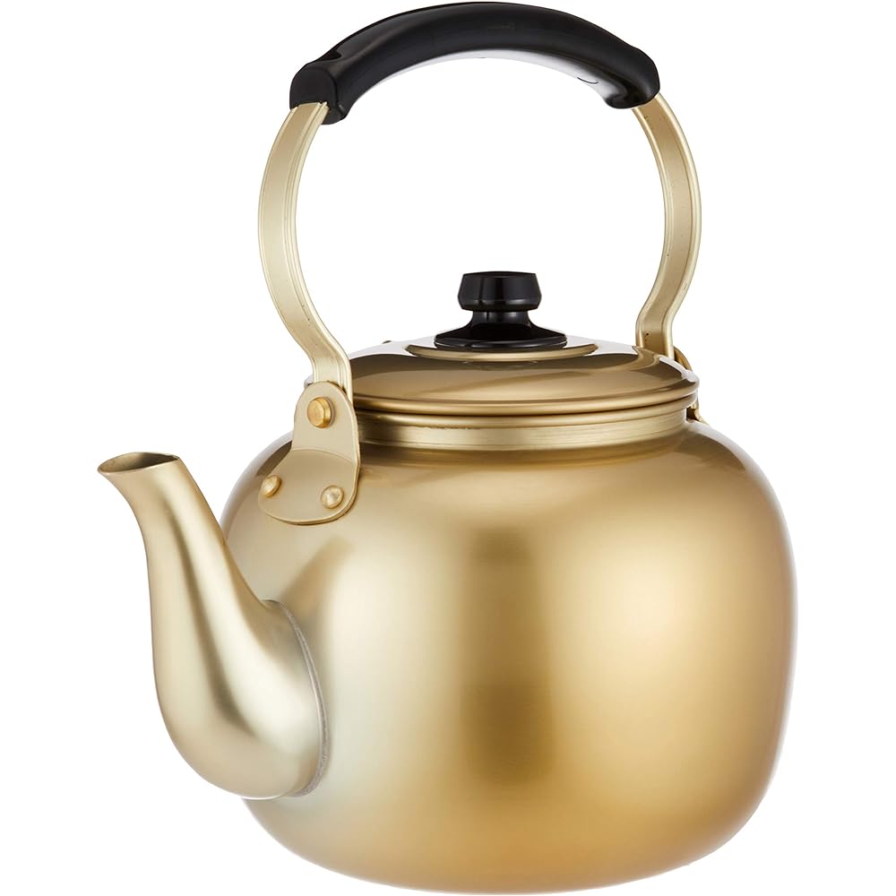 Akao Aluminum Water Boiler 8L Aluminum (Oxalic Alumite), Vine Knob (Phenol Resin) Japan BYW01008