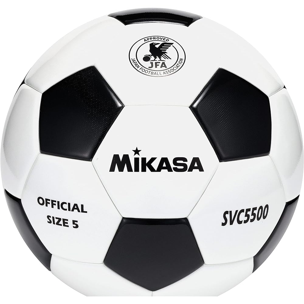 MIKASA Soccer Ball Japan Football Association Certification Ball No. 5 (For General, University, High School, Junior High School Students) Pasted Ball SVC5500 Recommended Internal Pressure 0.8 (kgf/㎠)