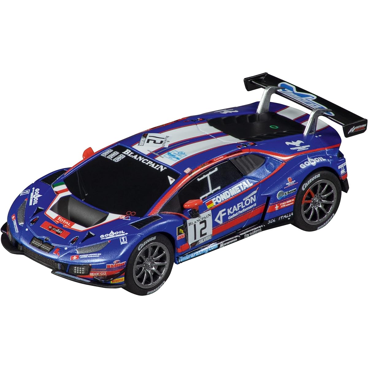 Carrera 64211 Lamborghini Huracan GT3 Ombra Racing No.12 1:43 Scale Analog Slot Car Racing Vehicle GO!!! Slot Car Toy Race Track Set