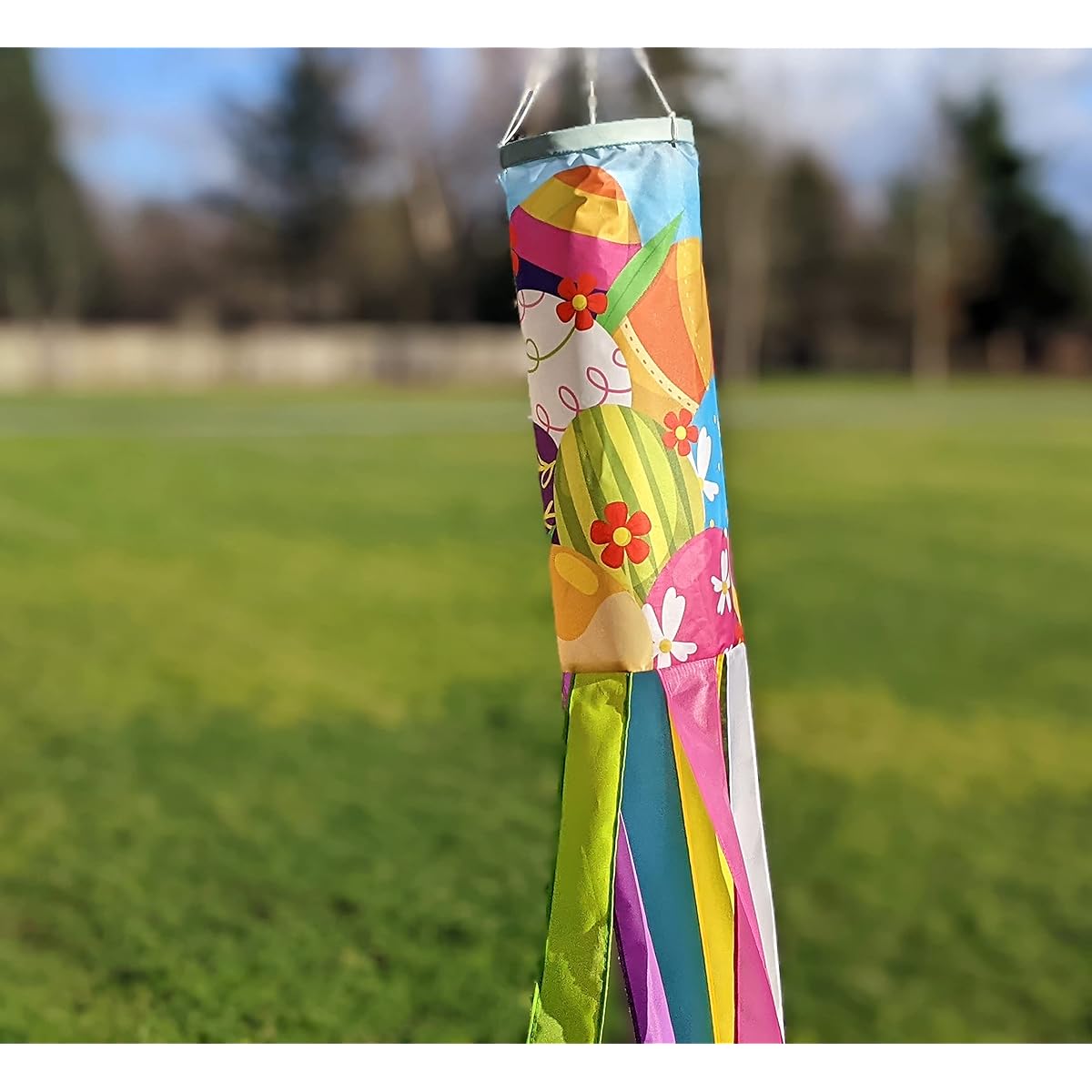 Madrona Brands Easter Egg Windsock Durable Outdoor Decoration 60"