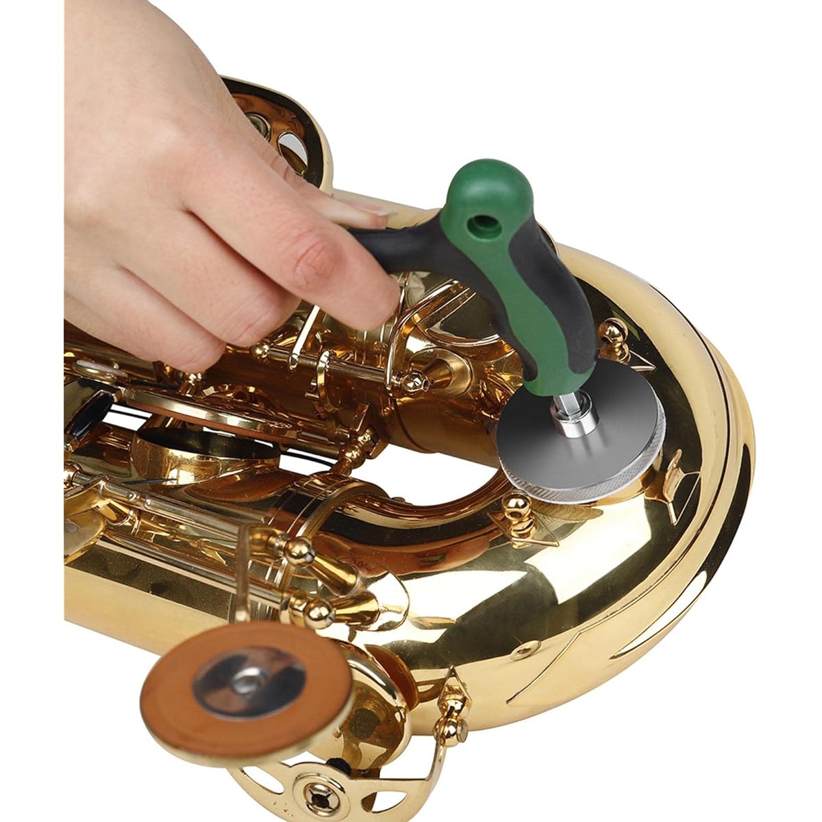 Hellery Stainless Steel Saxophone Repair Tool Kit for Saxophone, Woodwind, Flute, Clarinet Repair Parts