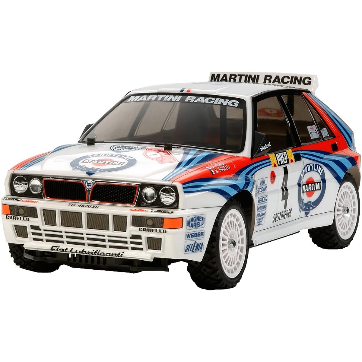 Tamiya male 1/10 Electric RC Car Series No.569 Lancia Delta Integrale (XV-01 Chassis) Off-Road 58569