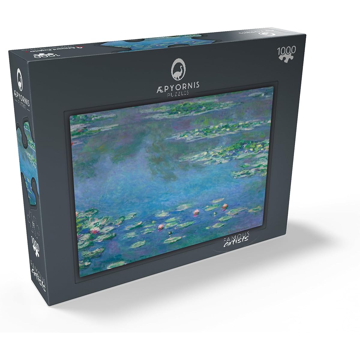 Water Lilies by Claude Monet 1840-1926 - Premium 1000 Piece Jigsaw Puzzle for Adults