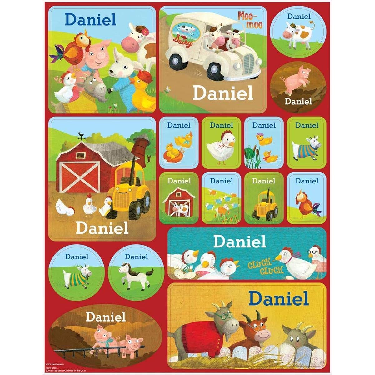 Kids Stickers, Owl - I See Me!