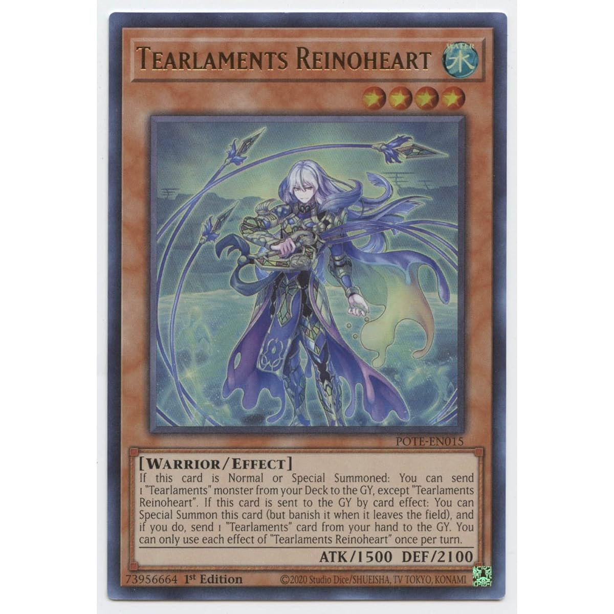Tearlaments Reinoheart POTE-EN015 Ultra Rare 1st Edition