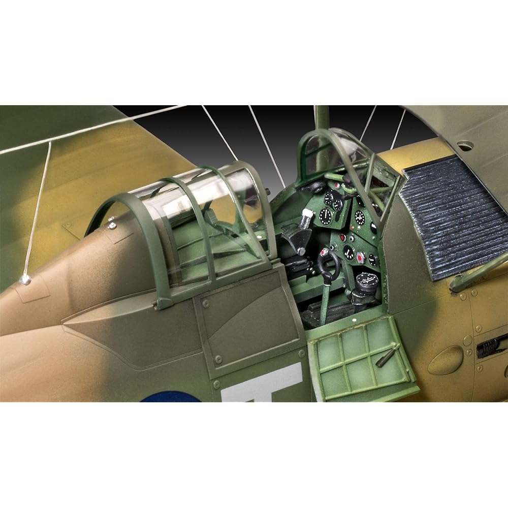 German Level 1/32 Royal Air Force Gloucester Gladiator Mk.II Plastic Model 03846