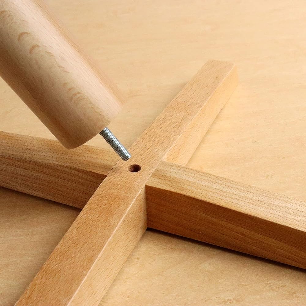 DMC Embroidery frame (with stand) Inner diameter 17.7cm Freestanding type Wood DMC-MK0034