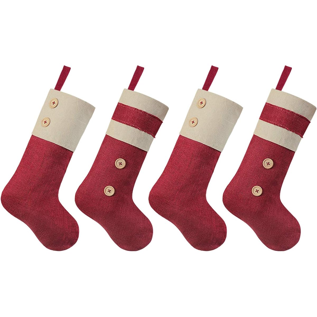 Ivenf Christmas Stocking with Cotton Cuffs 3ct