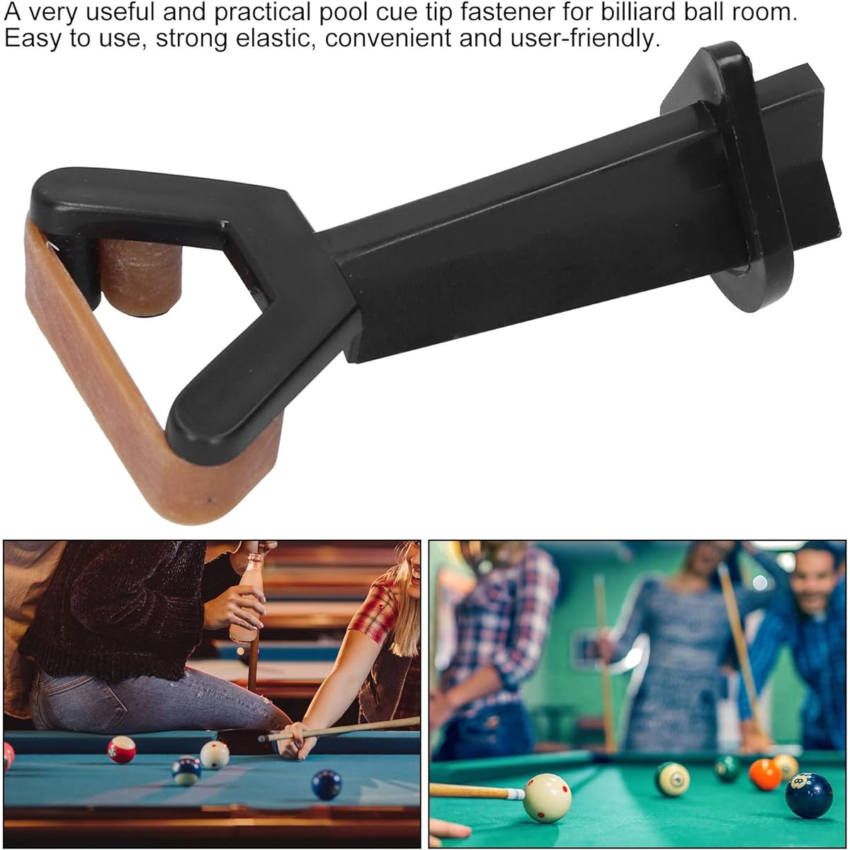 VGEBY Billiard Cue Tip Clamp 3 Sets Snooker Billiard Billiard Pool Cue Chip Clamp Suppressor Rubber Fastener Repair Tool