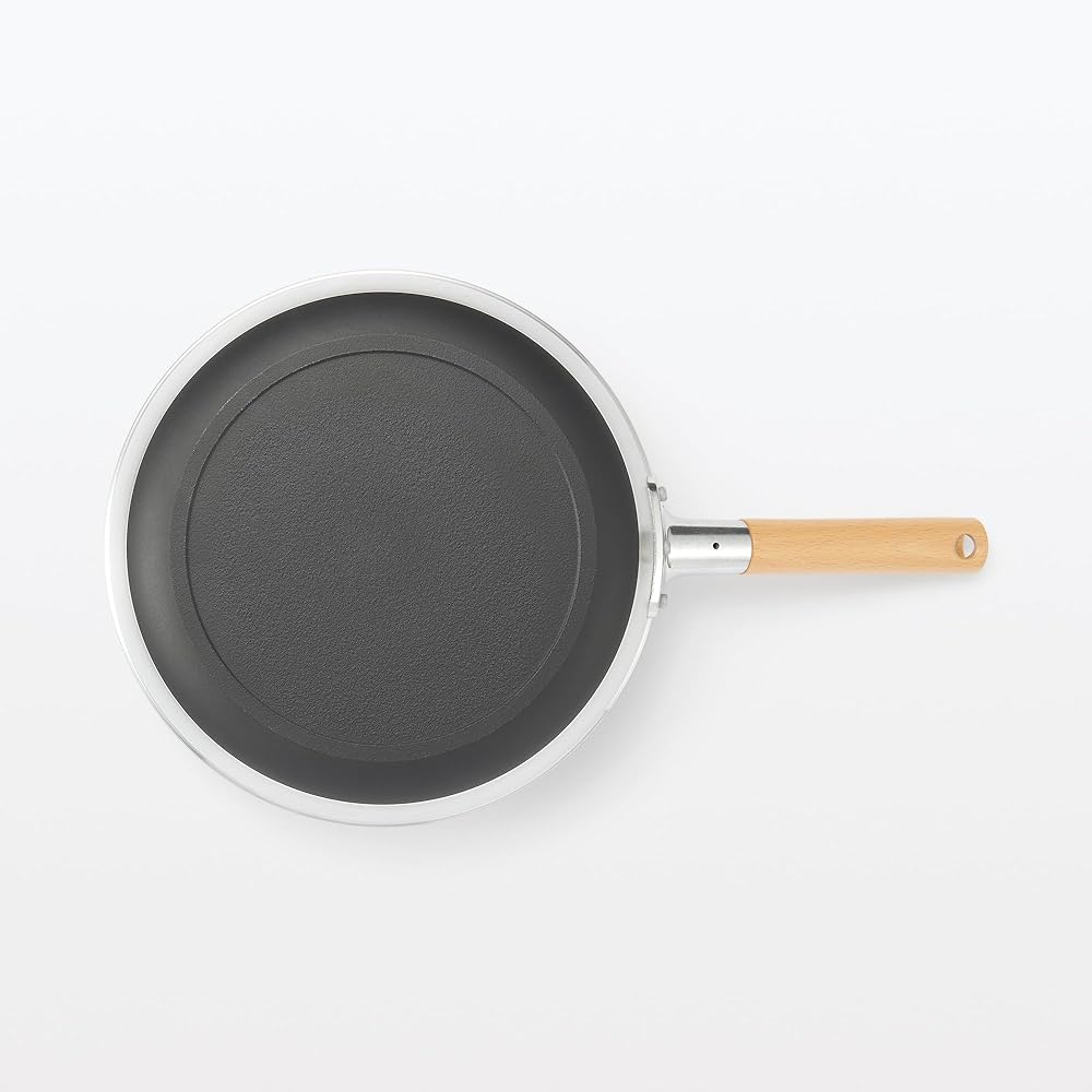 MUJI Non-stick frying pan that can also be used as a pot, diameter 28cm, deep, IH compatible 83453695